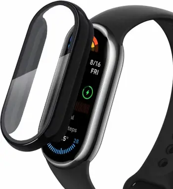 Mbështjellës Tech-Protect Defense360 për Xiaomi Mi Band 9 / 9 NFC, i zi