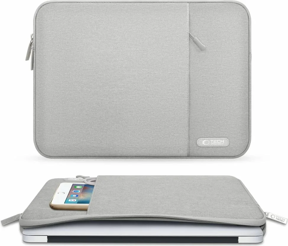 Mbështjellës laptopi Tech-Protect Sleeve 15-16", Gri - 6