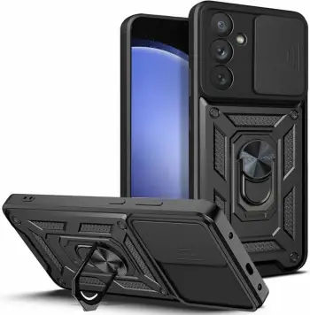 Mbështjellës Tech-Protect CamShield Pro për Samsung Galaxy S23 FE, i zi