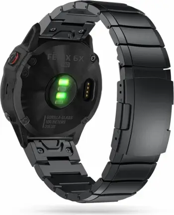 Rrip çeliku Tech-Protect SteelBand për Garmin Fenix 3/5X/3HR/5X Plus/6X/6X Pro/7X, Zi
