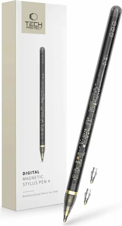 Stilolaps digjital Tech-Protect Digital Magnetic Stylus për iPad, i zi - 1