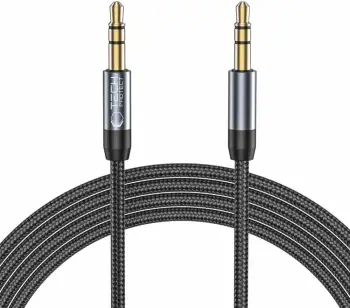 Kabllo audio Tech-Protect UltraBoost, 3.5mm mini jack në 3.5mm mini jack, 1.5m, e zezë