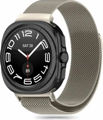 Rrip Tech-Protect MilaneseBand për Samsung Galaxy Watch Ultra 47mm, Bezhë