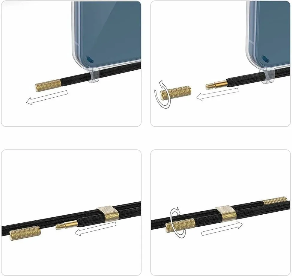 Mbështjellës Tech-Protect FlexAir Chain me MagSafe për iPhone 15 Pro, Zi/Bezhë, set me rrip - 4