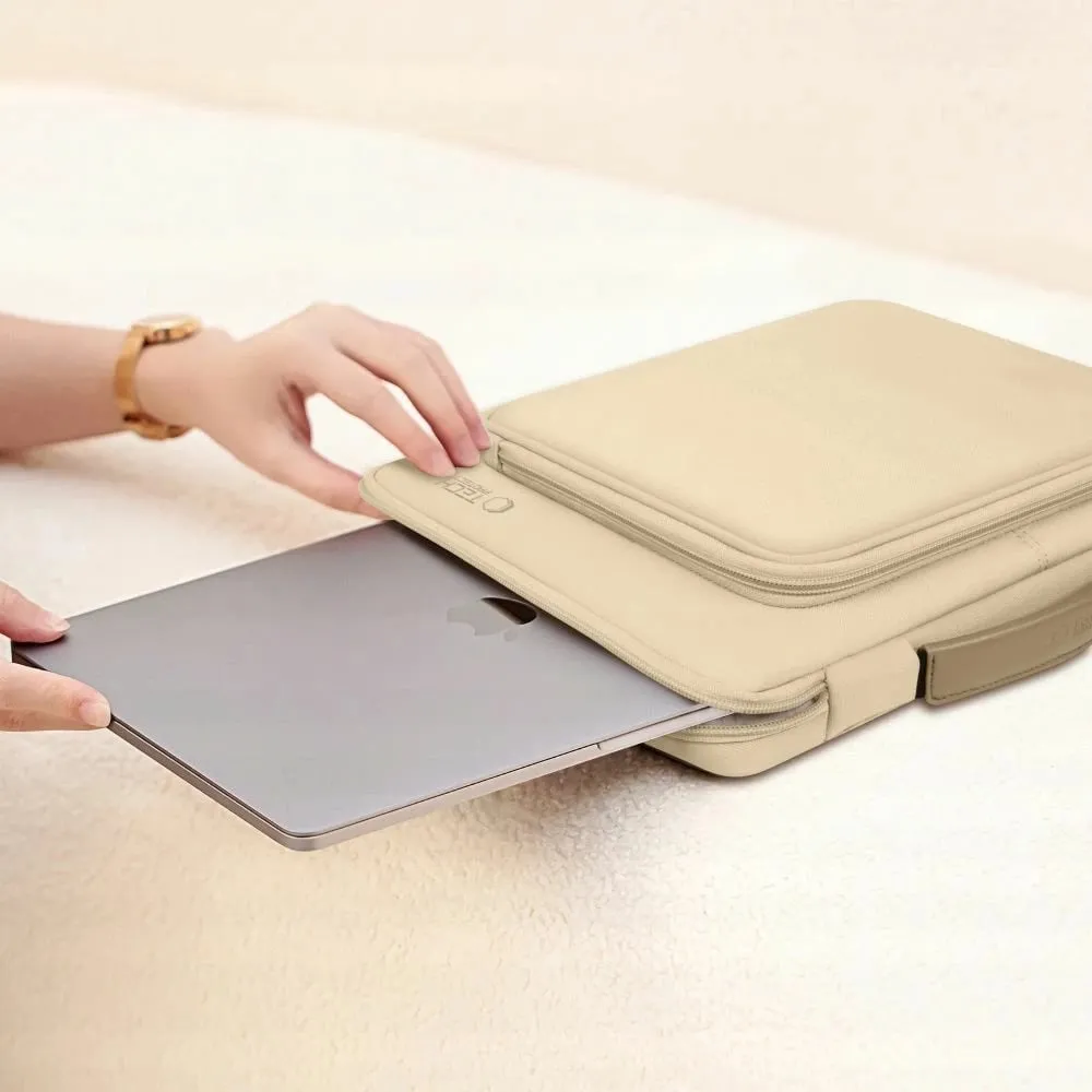 Mbështjellës laptopi Tech-Protect Basic Bag, 15-16 inç, Bezhë - 2