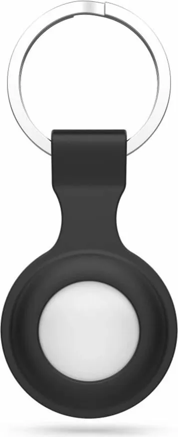 Mbështjellës Tech-Protect Icon për Apple AirTag, silikon, i zi - 1