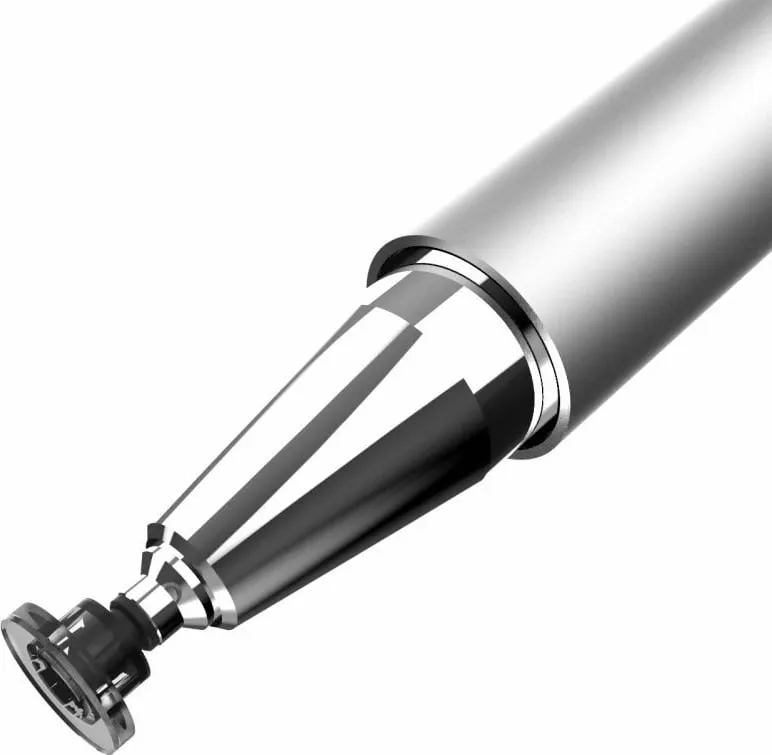 Stylus Tech-Protect Charm, për tabletë/smartphone, Bardhë/Argjendtë - 4
