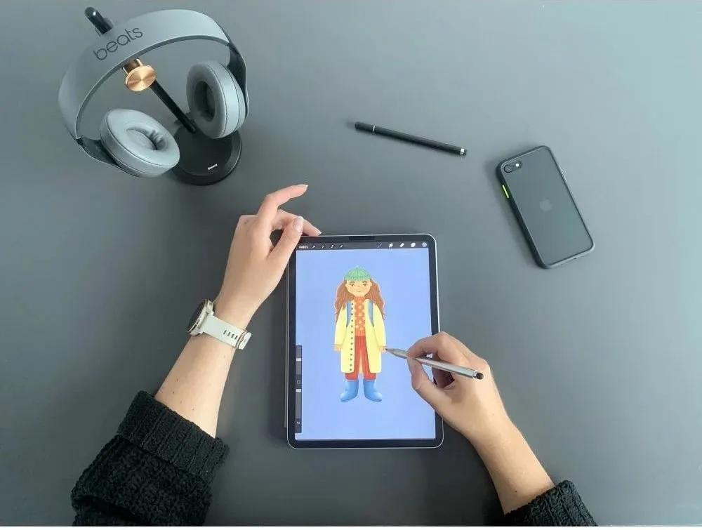 Stylus Tech-Protect Charm, për tabletë/smartphone, Bardhë/Argjendtë - 6