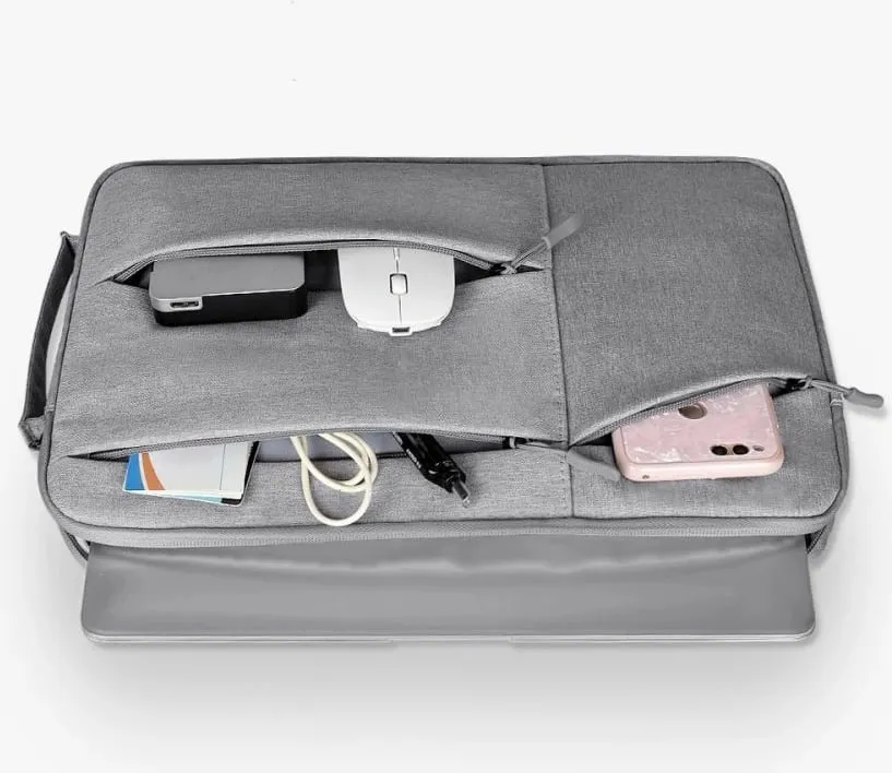 Mbështjellës laptopi Tech-Protect Pocket 14", Gri e errët - 4