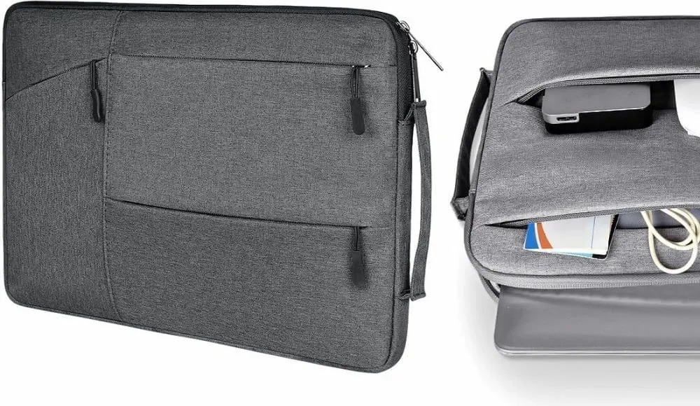 Mbështjellës laptopi Tech-Protect Pocket 14", Gri e errët - 5