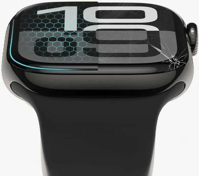 Mbrojtës xhami Tech-Protect Glass Flex+ për Garmin Vivoactive 6, 2 copë, Zi - 2