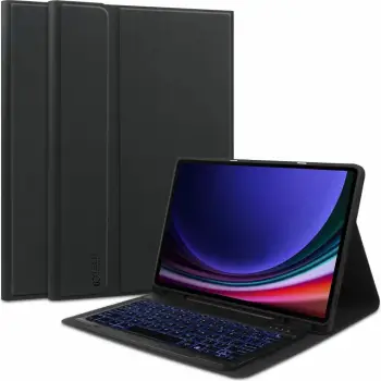 Mbulesë tablet Tech-Protect Armored Case 360 për Galaxy Tab S9 FE 10.9, me mbrojtëse ekrani, me qëndresë, e zezë