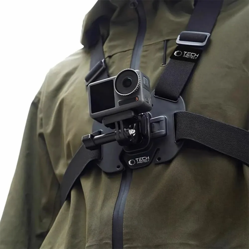 Mbajtëse kraharori Tech-Protect GA100 për GoPro/DJI, e zezë - 6