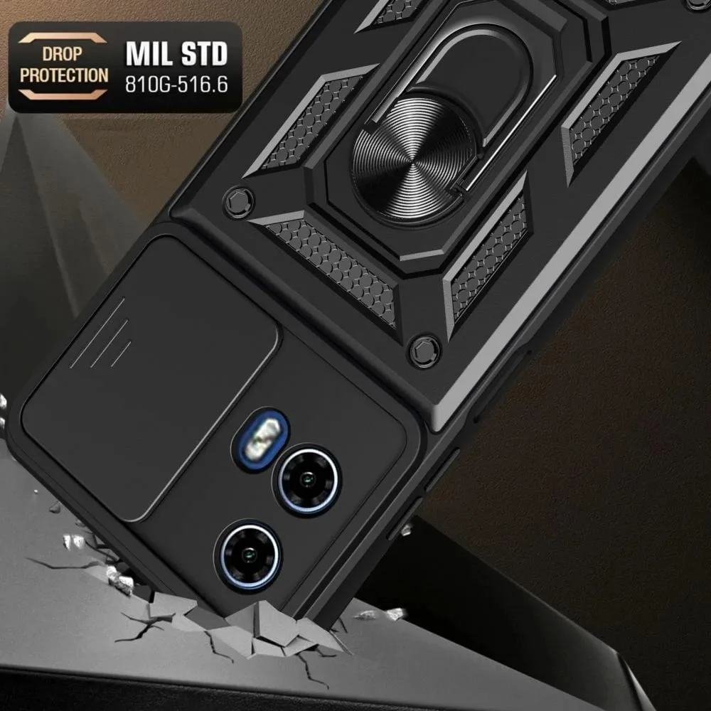 Mbështjellës Tech-Protect Camshield Pro për Motorola Moto G85 5G, i zi - 3