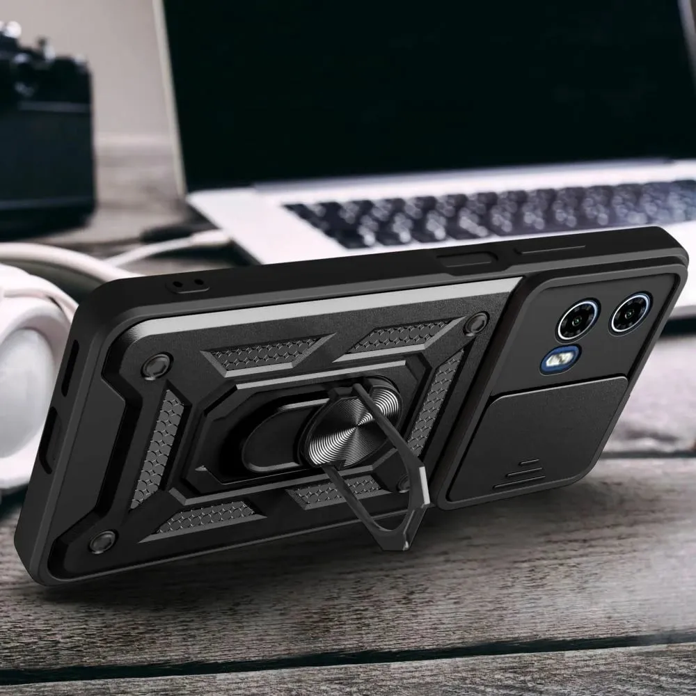 Mbështjellës Tech-Protect Camshield Pro për Motorola Moto G85 5G, i zi - 6