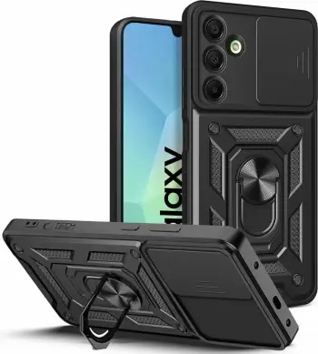 Mbështjellës Tech-Protect CamShield Pro për Samsung Galaxy A16 4G/5G, i zi