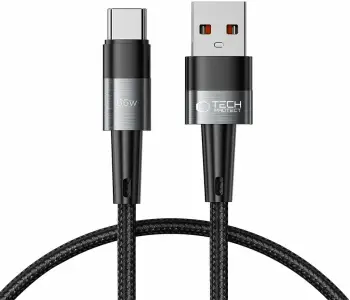 Kabllo USB Tech-Protect UltraBoost, USB-A në USB-C, 0.25 m, gri