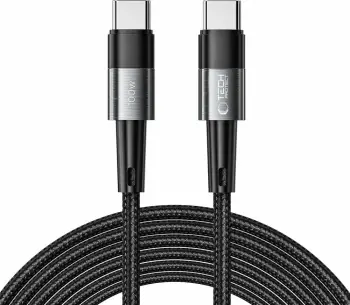 Kabllo USB-C/USB-C Tech-Protect UltraBoost 3m, 100W, Gri