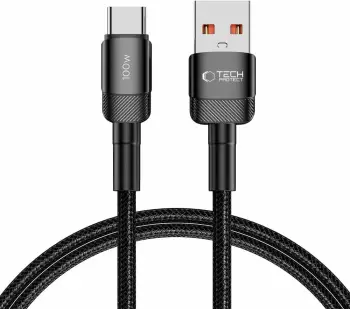 Kabëll USB C Tech-Protect Ultraboost Evo, 100W 5A, 100cm, i zi