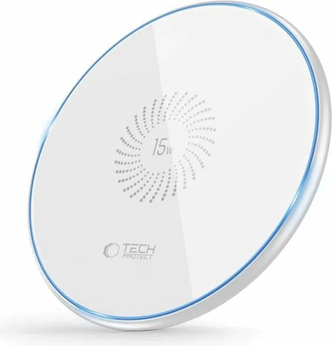 Karikues wireless Tech-Protect QI15W-C1, 15W, i bardhë - 4