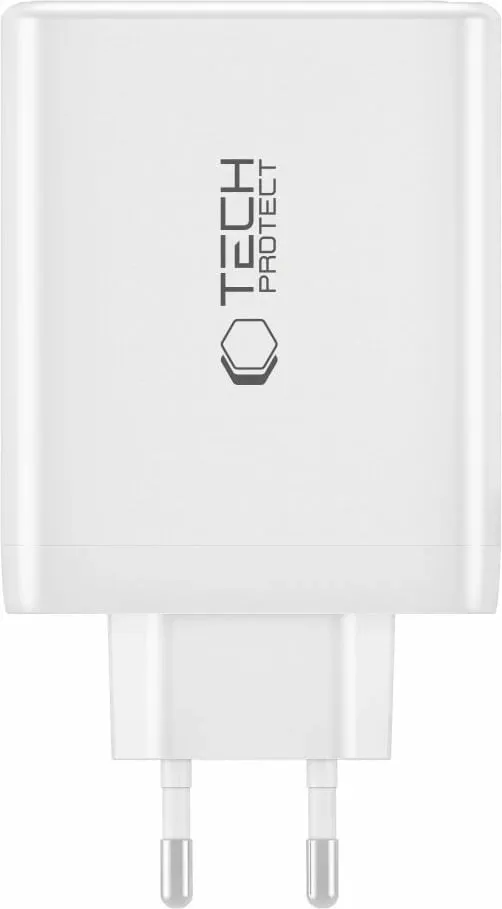 Karikues rrjeti Tech-Protect NC100W-GAN, 4 porta, 100W, USB-C/USB-A, i zi - 2