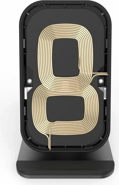 Karikues wireless Tech-Protect QI15W-S1, 15W, me qëndrim, i zi - 4