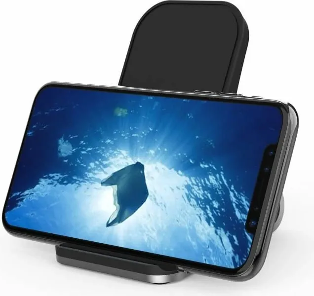 Karikues wireless Tech-Protect QI15W-S1, 15W, me qëndrim, i zi - 5