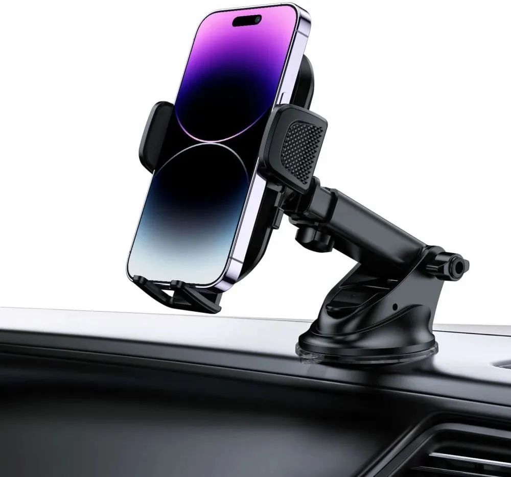 Mbajtës celulari Tech-Protect V6 për veturë, universal, i zi - 5