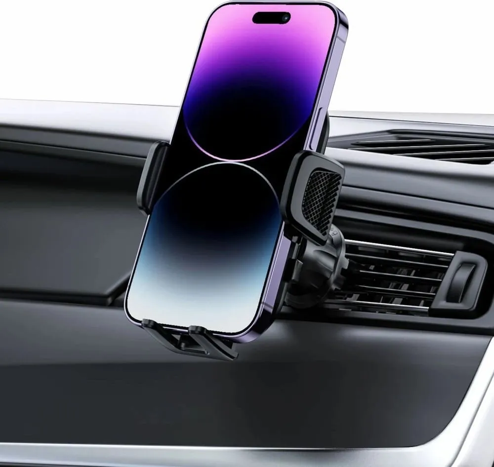 Mbajtës celulari Tech-Protect V6 për veturë, universal, i zi - 6