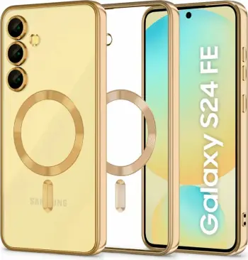Mbështjellës Tech-Protect MagFlex për Samsung Galaxy S24 FE, MagSafe, Gold