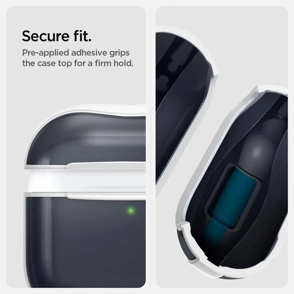 Mbulesë Spigen Classic C1 për AirPods 4, polikarbonat, ngjyrë grafit - 14