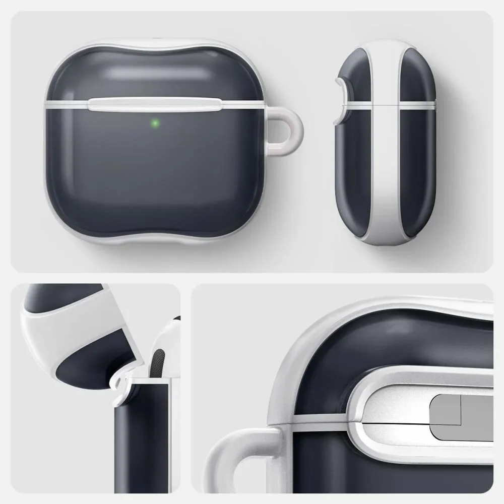 Mbulesë Spigen Classic C1 për AirPods 4, polikarbonat, ngjyrë grafit - 15