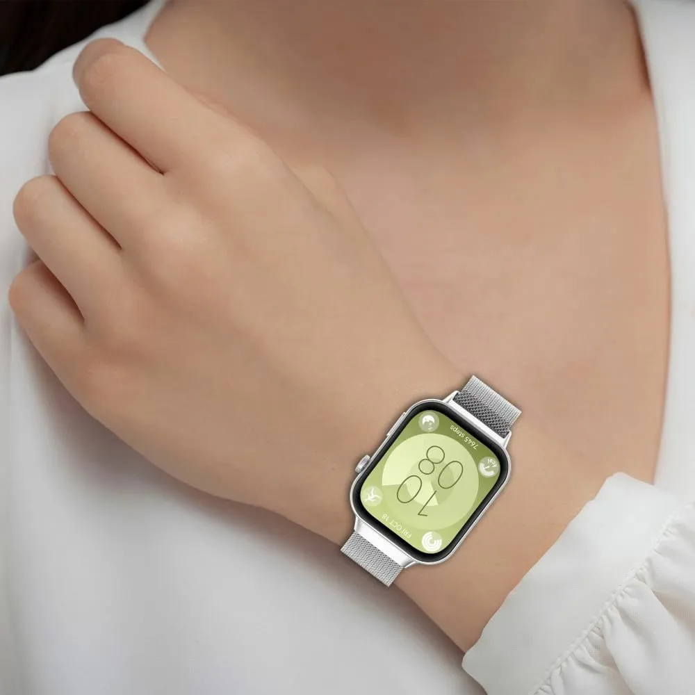 Rrip për smartwatch Tech-Protect MilaneseBand për Huawei Watch Fit 3, Inoks, Zi - 5