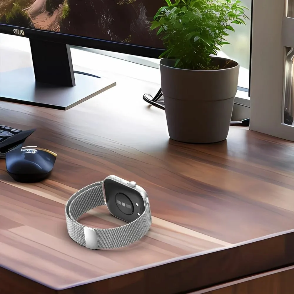Rrip për smartwatch Tech-Protect MilaneseBand për Huawei Watch Fit 3, Inoks, Zi - 6