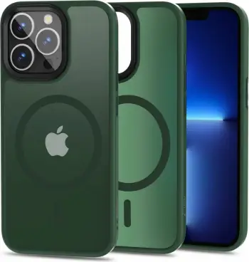 Mbështjellës Tech-Protect MagMat për iPhone 13 Pro, MagSafe, Gjelbër mat