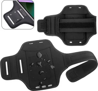 Armband sportiv për telefon Tech-Protect M2, universal, i zi - 2