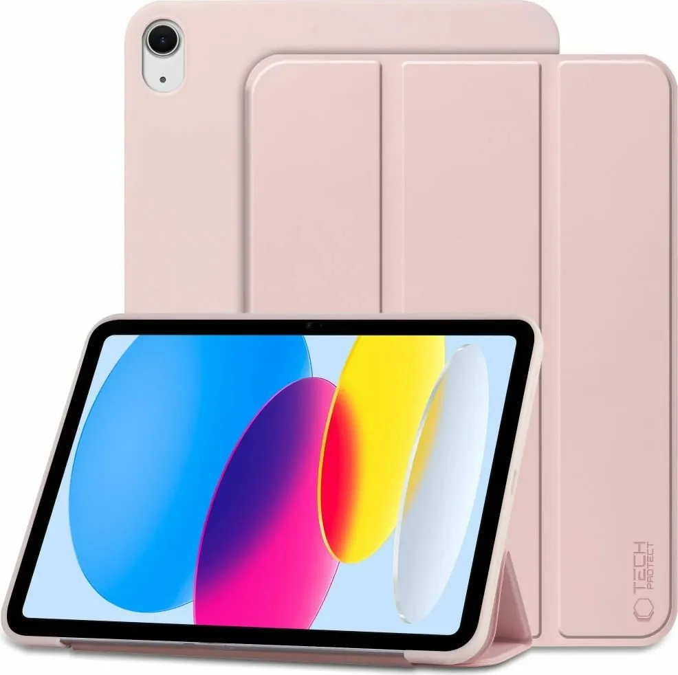 Mbështjellës tablet Tech-Protect SmartCase për iPad 10.9" (2022), Rozë e çelët - 1