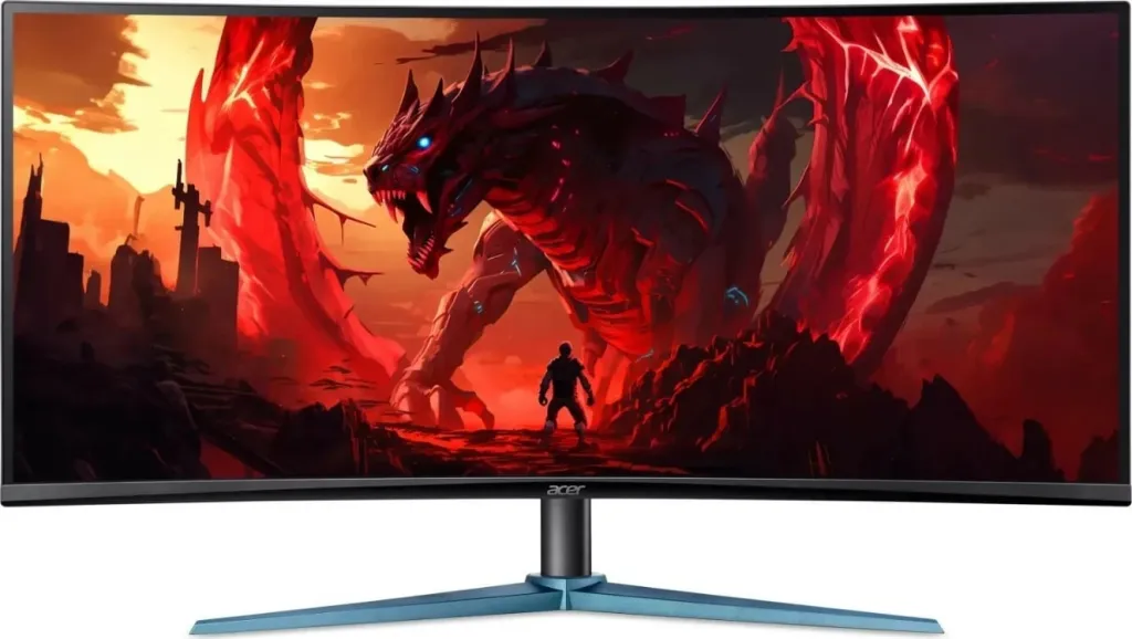 Monitor Acer Nitro ED340CUJ0BMIIPX, 34", UWQHD, 120Hz, i zi - 1