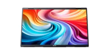 Monitor portativ Acer PD3 PD163Q, 15.6" FHD, dy ekrane, e zezë
