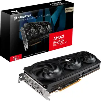 Kartelë grafike Acer RX 7800 XT Predator, BiFrost OC, 16GB DDR6,