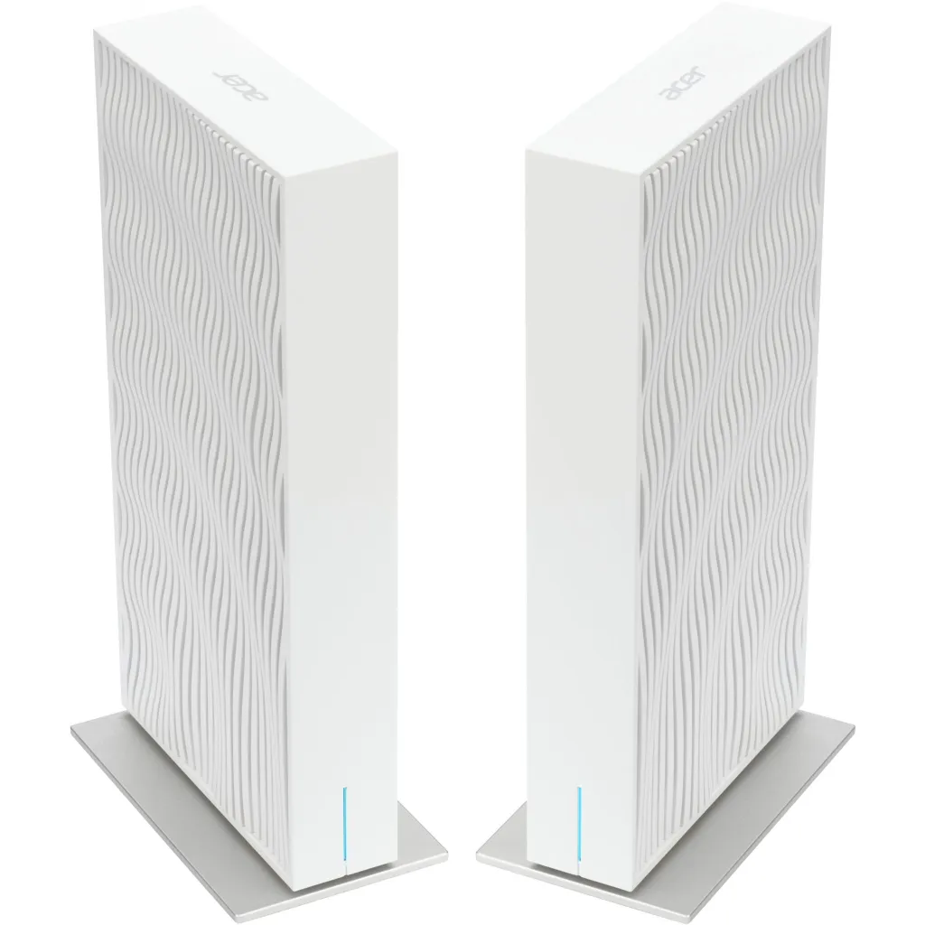 Ruter mesh Acer Wave 7, Wi-Fi 7, 2 copë, EU plug, i bardhë - 1