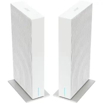 Ruter mesh Acer Wave 7, Wi-Fi 7, 2 copë, EU plug, i bardhë