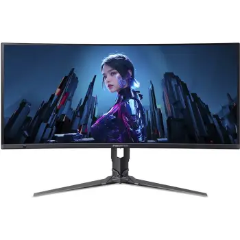 Monitor Acer Predator UM.CXXEE.501, 34", UltraWide Quad HD, QD-OLED, i zi