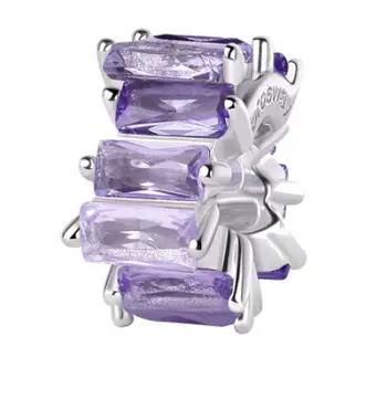 Aksesor për qafore Brosway Fancy Magic Purple FMP03, vjollcë/i argjendtë