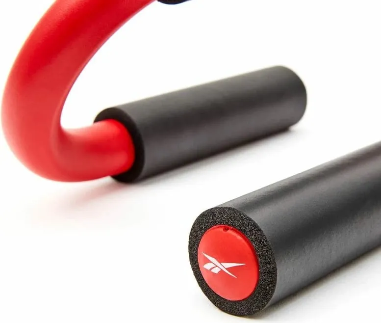 Doreza për Push-up Reebok, të zeza me të kuqe - 1