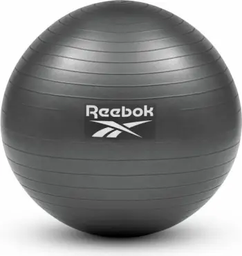 Top palestër Reebok Gym Ball 75cm RAB-12017BK, diametër 75cm, me pompë, i zi