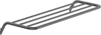 Raft muri Deante Silia Ribbed, bronz rezistent ndaj lagështisë, përfundim titanium grafit çelik