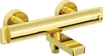 Rubinetë vaska Deante Thermostatic, me termostat, ngjyrë ari