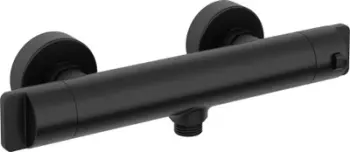 Bateri dushi Deante Thermostatic, me termostat, Nero, e zezë mat