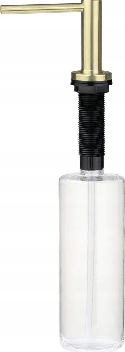 Dozator për lëng enësh Deante Aster, çelik inox, përfundim brushed steel, argjend - 1